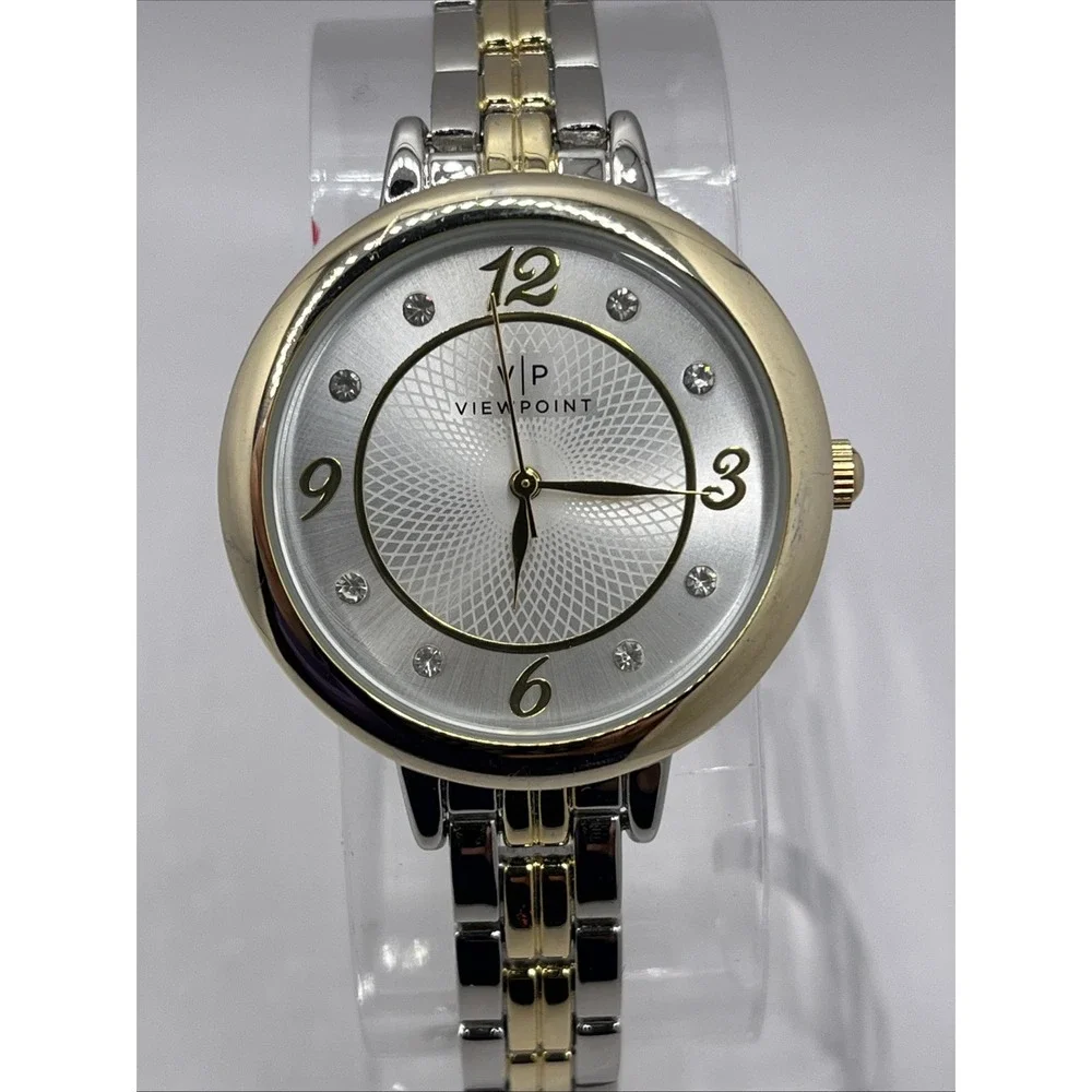 View Point by Timex Women's Two Tone Watch 34mm Case‎ 8
